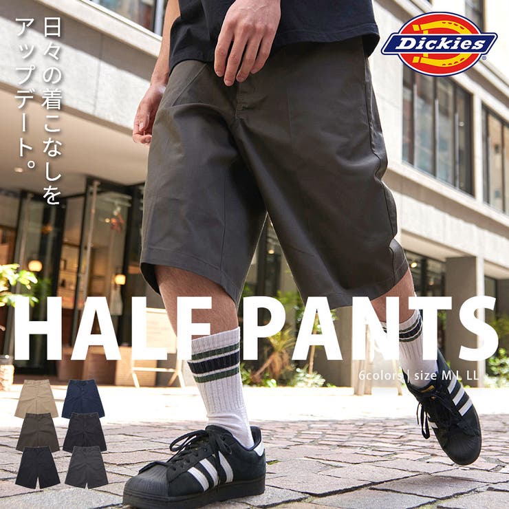 【10％OFFクーポン！3/26(木)1:59まで】SILVER BULLET ショートパンツ メンズ Dickies ディッキーズ メンズ ハーフパンツ おしゃれ 膝上 ひざ上 ショーツ 短パン シンプル 無地 大人 ツイルパンツ チノパン ブランド
