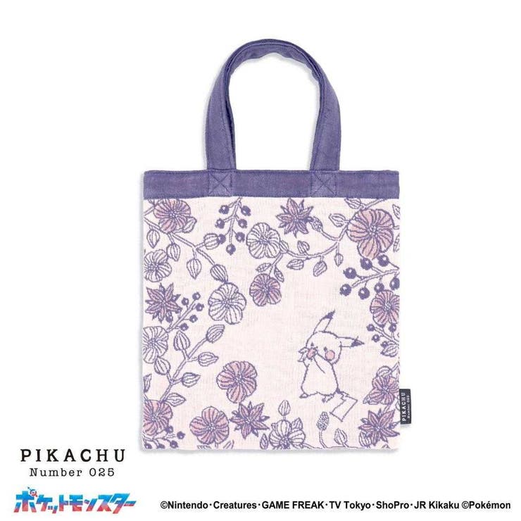cinemacollection ポケットモンスター 手提げかばん 3重ガーゼ ミニバッグ フラワー ピカチュウ ポケモ..