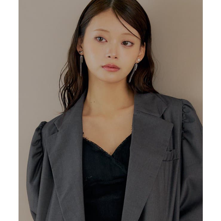 【10％OFFクーポン！12/11(木)1:59まで】PAL GROUP OUTLET 【Chico】アシメチェーンピアス アクセサリー