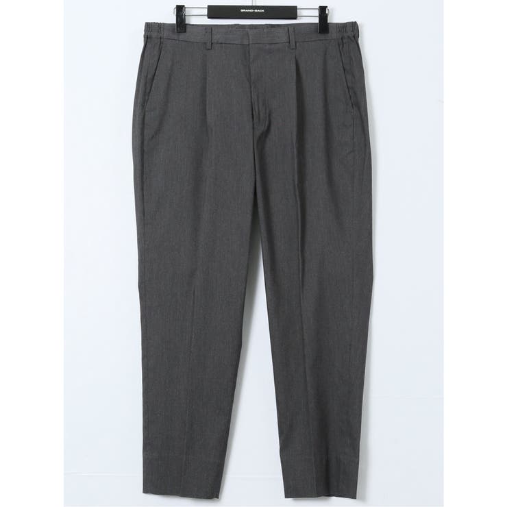 【10％OFFクーポン！12/11(木)1:59まで】TAKA-Q MEN 【大きいサイズ】グランバック/GRAND-BACK ストレッチ デニム調 ワンタックスラックス スーツ