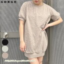 GORGE ミラノジャガード半袖チュニック トップス