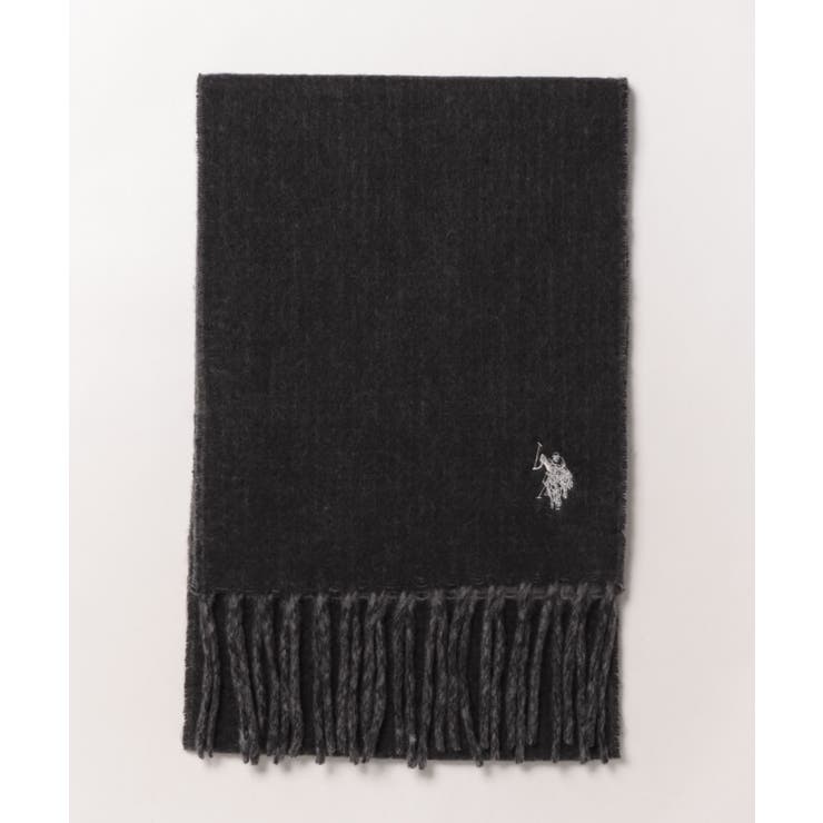 【10％OFFクーポン！11/27(木)1:59まで】SETUP7【MEN】 【U.S. POLO ASSN.】ブークレ Wフェイスマフラー 小物