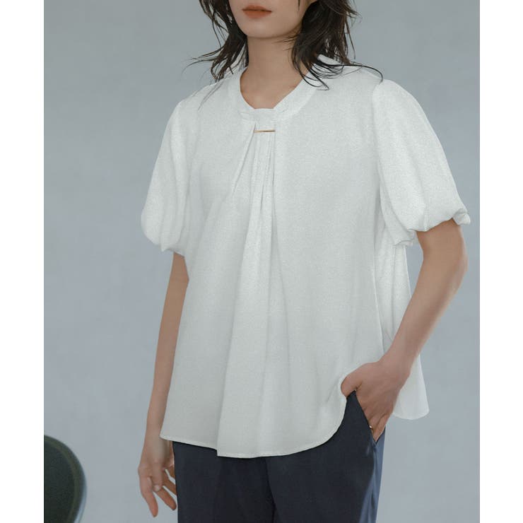 【10％OFFクーポン！7/26(日)1:59まで】GIRL ブラウス オフィス レディース 半袖 フォーマル ビジネス トップス シャツ 大きいサイズ オフィスカジュアル 白 スーツ インナー シワになりにくい 無地 洗える ストレッチ おしゃれ きれ