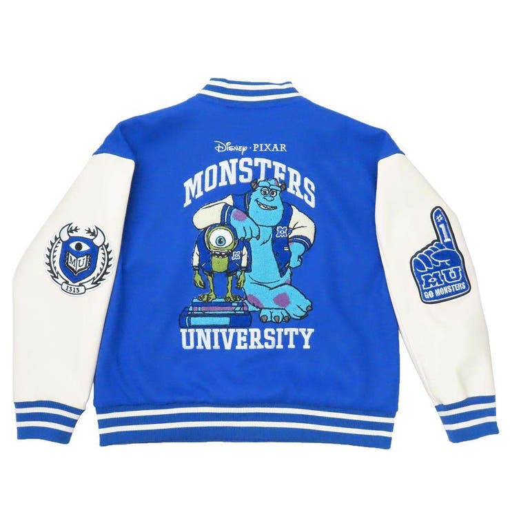 cinemacollection モンスターズインク アウター レディース スタジャン スクールオブモンスター L ディズニー 丸眞 プレゼント スカジャン オーバーサイズ キャラクター グッズ アウター(コート・ジャケットなど)