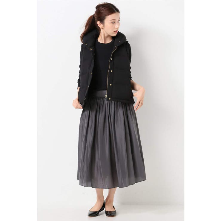 B.C STOCK ［FRAMeWORK］シルクハブタエサンドウォッシュ スカート◆ スカート