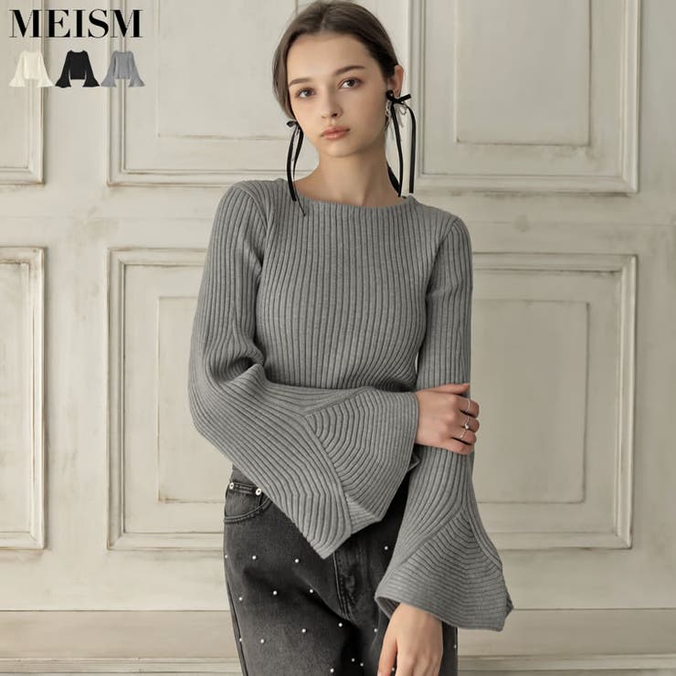 Re:EDIT [MEISM by Re:EDIT][2025AW COLLECTION]フィッシュスリーブリブニットトップス トップス shoplistselect-10423671 SHOPLIST パッケージ画像