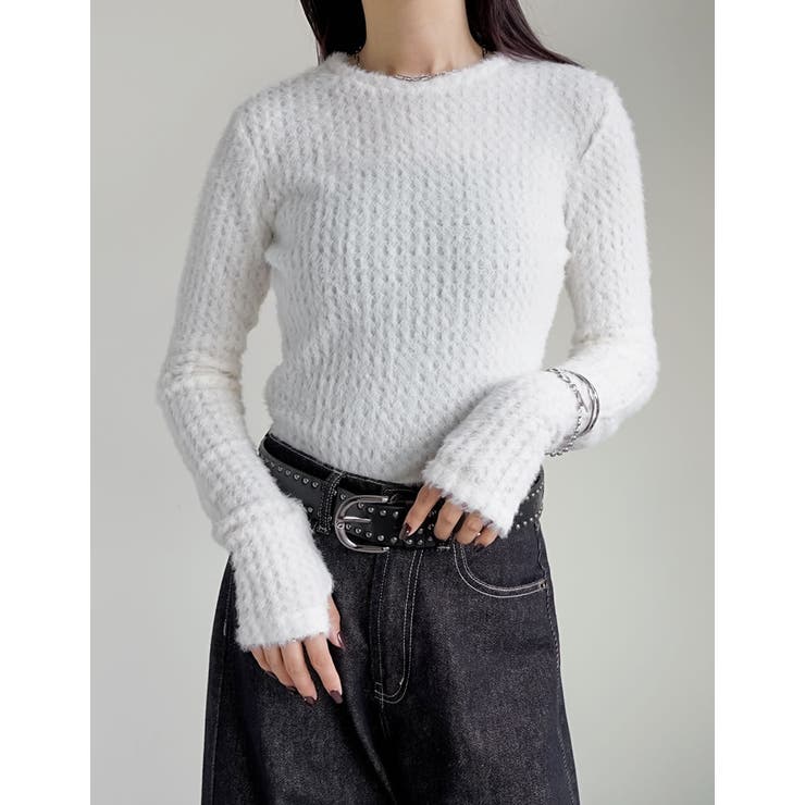Re:EDIT ミニフェザークルーネックトップス トップス shoplistselect-10423664 SHOPLIST サンプル画像3