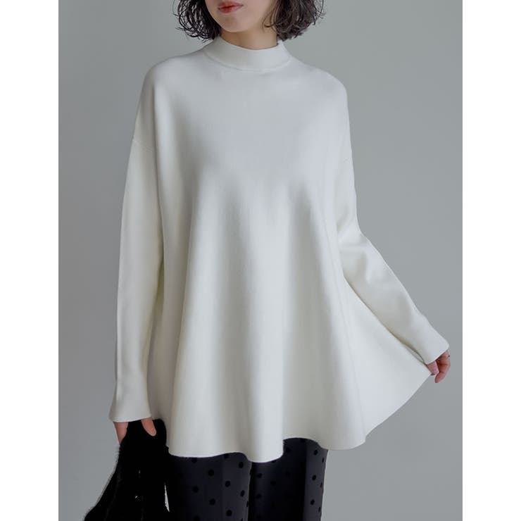 Re:EDIT [保湿][静電気防止]テントラインニットトップス トップス shoplistselect-10423684 SHOPLIST サンプル画像2