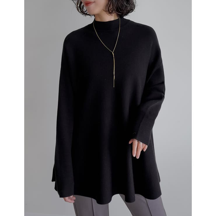 Re:EDIT [保湿][静電気防止]テントラインニットトップス トップス shoplistselect-10423684 SHOPLIST サンプル画像3