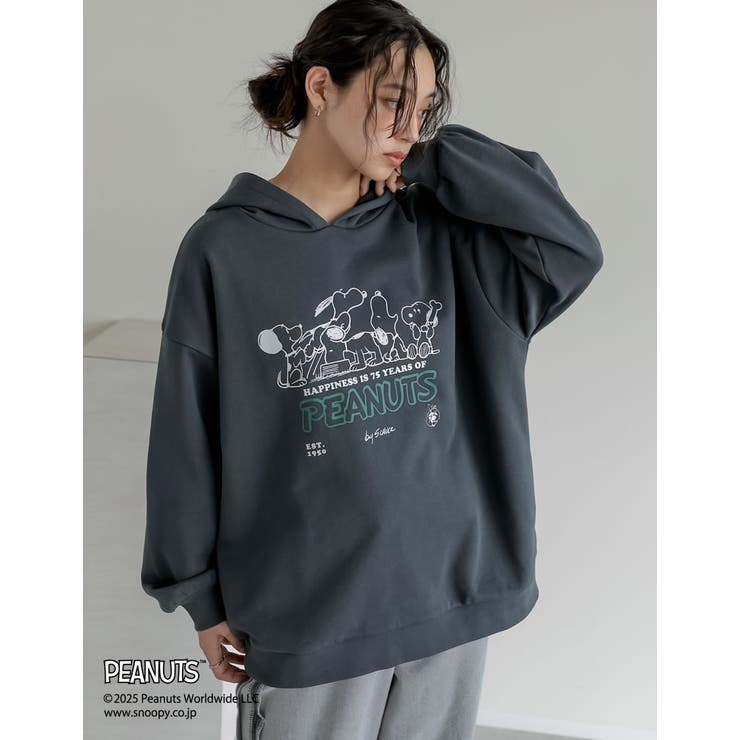 Re:EDIT [PEANUTS][別注]オーバーサイズフーディー トップス shoplistselect-10423657 SHOPLIST サンプル画像2