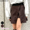 GORGE ベルト付きミニスカート スカート