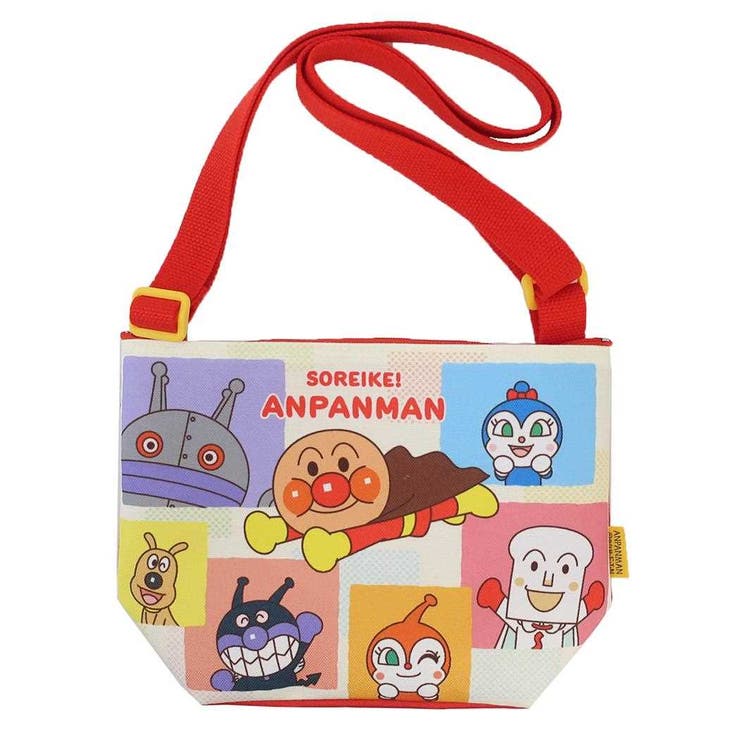 【10％OFFクーポン！2/10(火)1:59まで】cinemacollection【KIDS】 それゆけ アンパンマン ショルダーバッグ ショルダー ブロック柄 伊藤産業 子供 プレゼント ギフト アニメキャラクター グッズ バッグ・鞄