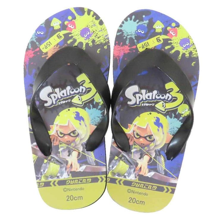 【10％OFFクーポン！2/10(火)1:59まで】cinemacollection【KIDS】 スプラトゥーン3 子供用サンダル ビーチサンダル ジェイズプランニング キッズ こども 子ども キャラクター グッズ シューズ・靴