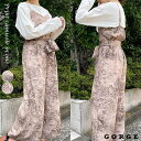 【5/15限定 15%OFFクーポン】GORGE プリントキャミオールインワン パンツ・ズボン