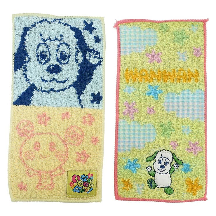 cinemacollection【KIDS】 いないいないばあっ 幼稚園 ミニタオル ポケット タオル 2枚組 ルンルンびより NHK 丸眞 入園入学準備 雑貨 キャラクターグッズ シネマコレクション