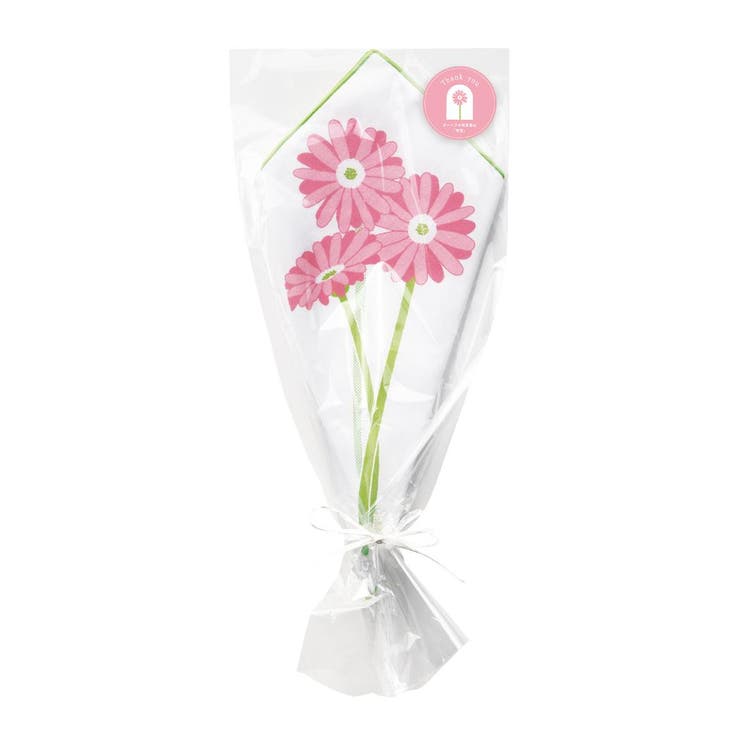 cinemacollection【KIDS】 ハンカチ 花束ハンカチ ガーベラ デコレ ギフト雑貨 子供 プレゼント グッズ 小物