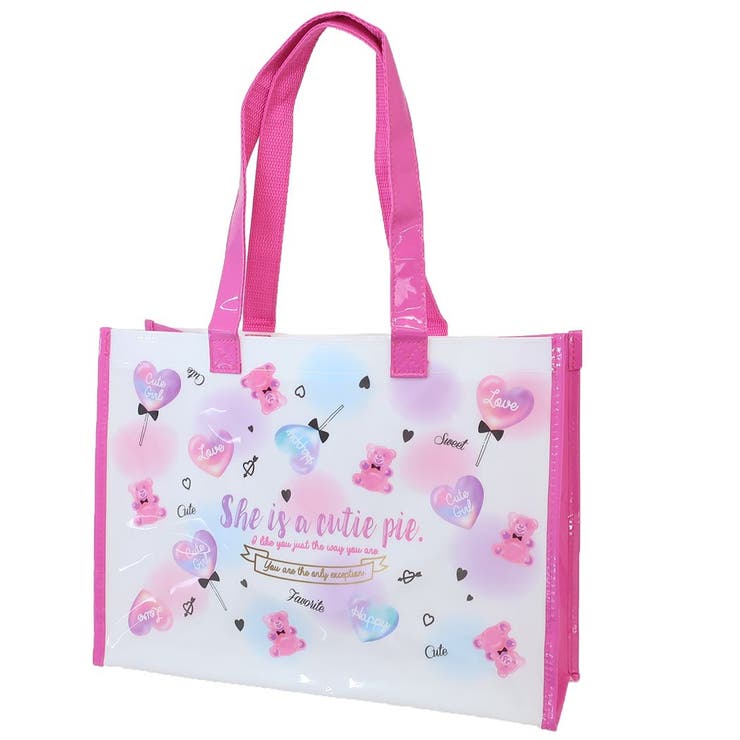 cinemacollection【KIDS】 プールバッグ トートビーチバッグ ベアグミ ニシオ 海プール サマーレジャー用品 女の子 グッズ 水着