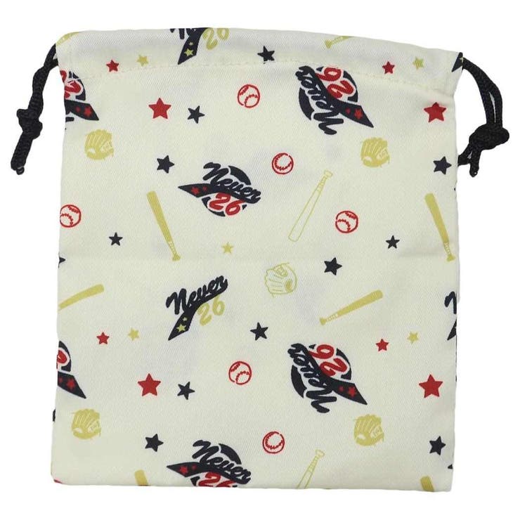 cinemacollection【KIDS】 きんちゃく袋 きんちゃくポーチ 巾着S 野球 新入学 ミントイン 新学期準備 ..