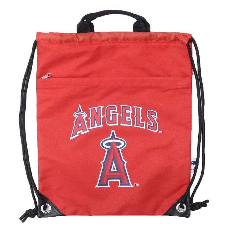 cinemacollection【KIDS】 ロサンゼルス エンゼルス プールバッグ ナップサックビーチバッグ レッド MLB ニシオ 海プール サマーレジャー用品 男の子 グッズ 水着