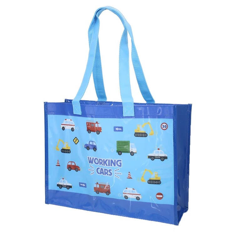 【10％OFFクーポン！5/27(水)1:59まで】cinemacollection【KIDS】 プールバッグ トートビーチバッグ くるま ニシオ 海プール サマーレジャー用品 男の子 グッズ 水着