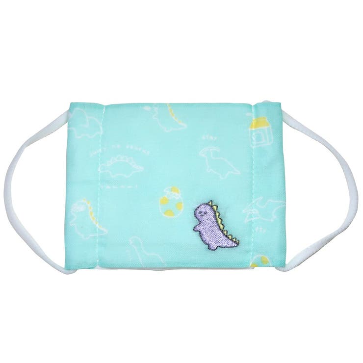cinemacollection【KIDS】 ガーゼマスク 耳が痛くなりにくい 抗菌 シングル マスク ジューシーなサウルス カミオジャパン 新学期準備雑貨 子供向け グッズ シネマコレクション ボディ・ハンド・フットケア