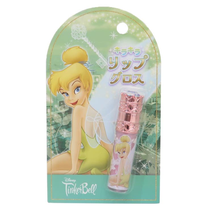 cinemacollection【KIDS】 ピーターパン キッズコスメ ストーン付リップグロス ティンカーベル ディズニー 粧美堂 化粧雑貨 女の子 プレゼン...