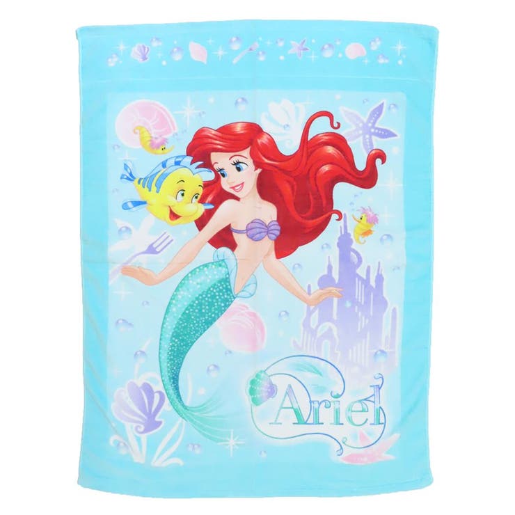 【10％OFFクーポン！12/11(木)1:59まで】cinemacollection【KIDS】 リトルマーメイド キッズタオルケッ..