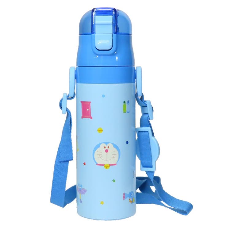 【10％OFFクーポン！3/26(木)1:59まで】cinemacollection【KIDS】 アイムドラえもん 保冷水筒 超軽量 コンパクトロック付 ワンプッシュダイレクトステンレスボトル 470ml サンリオ スケーター 子供 遠足 アニメキャラク