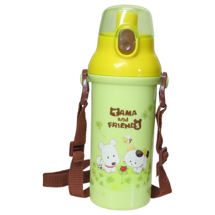 【10％OFFクーポン！5/7(木)9:59まで】cinemacollection【KIDS】 タマ＆フレンズ 水筒 抗菌食洗器対応直飲プラワンタッチボトル 480ml スケーター 子供 遠足 キャラクター グッズ 食器・キッチン用品cinemacol