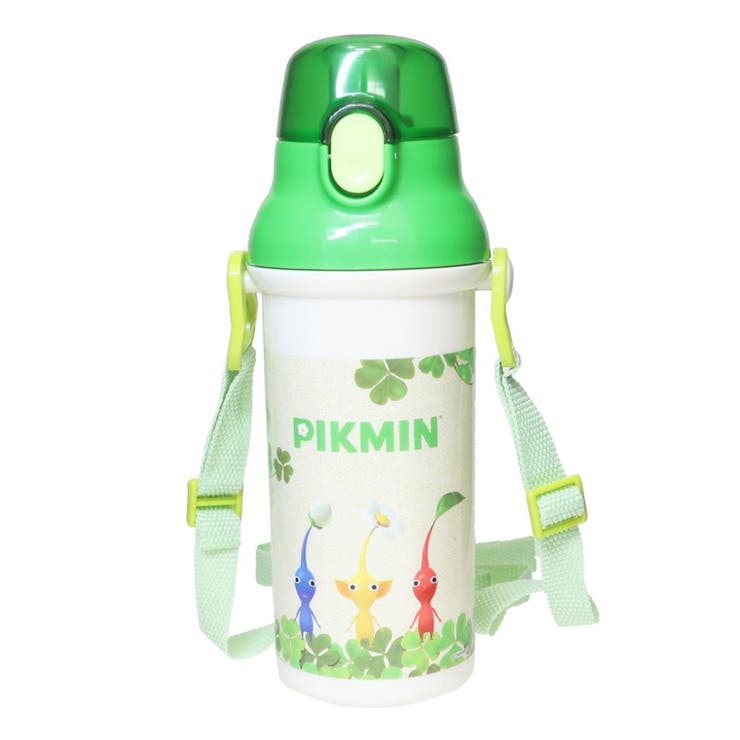 cinemacollection【KIDS】 ピクミン 水筒 抗菌食洗機対応直飲みプラワンタッチボトル 480ml ショウワノート 子供 遠足 ピクニック キャラクター グッズ 食器・キッチン用品