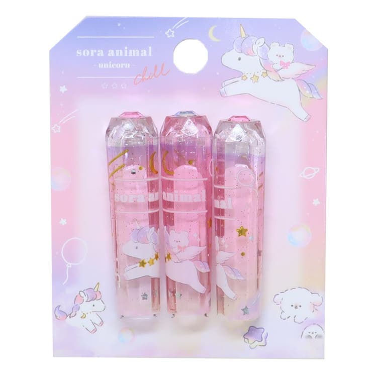 cinemacollection【KIDS】 鉛筆キャップ クリスタルキャップ そらあにまる クーリア 新学期準備文具 女の子 かわいい グッズ 文房具