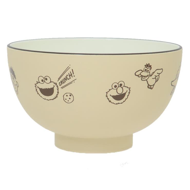 【10%OFFクーポン!11/27(木)1:59まで】cinemacollection【KIDS】 セサミストリート お椀 塗汁椀M レトロスタイル 金正陶器 ...