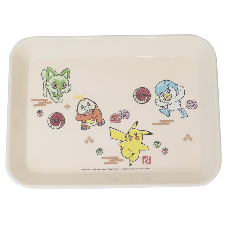 【10％OFFクーポン！2/10(火)1:59まで】cinemacollection【KIDS】 ポケットモンスター 角皿 システムメラミントレーL ポケモン スケーター 子供 割れない食器 メラミントレー メラミンプレート キャラクター グッズ 食器・