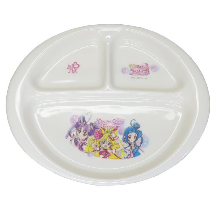 【10%OFFクーポン!11/27(木)1:59まで】cinemacollection【KIDS】 キミとアイドルプリキュア キッズ食器 ランチ皿 金正陶器 女...