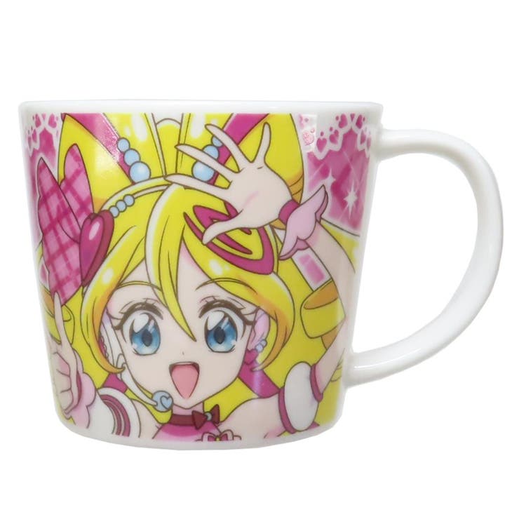 【10％OFFクーポン！11/27(木)1:59まで】cinemacollection【KIDS】 キミとアイドルプリキュア キッズ食器 フェイスマグM キュアアイドル 金正陶器 女の子 子ども 子供 アニメキャラクター グッズ 食器・キッチン用品
