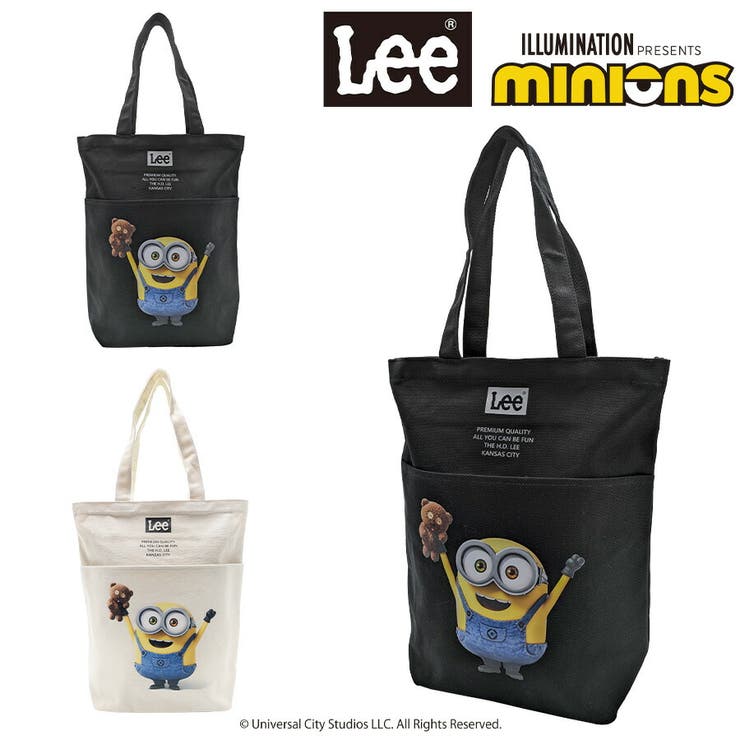 【10％OFFクーポン！11/27(木)1:59まで】Tasche Jack 【Lee】 320-30020 トートバッグ ミニオンコラボ MINIONS キャラクター 手提げバッグ ユニセックス A4 かわいい 使いやすい 普段使い プレゼント ブラッ