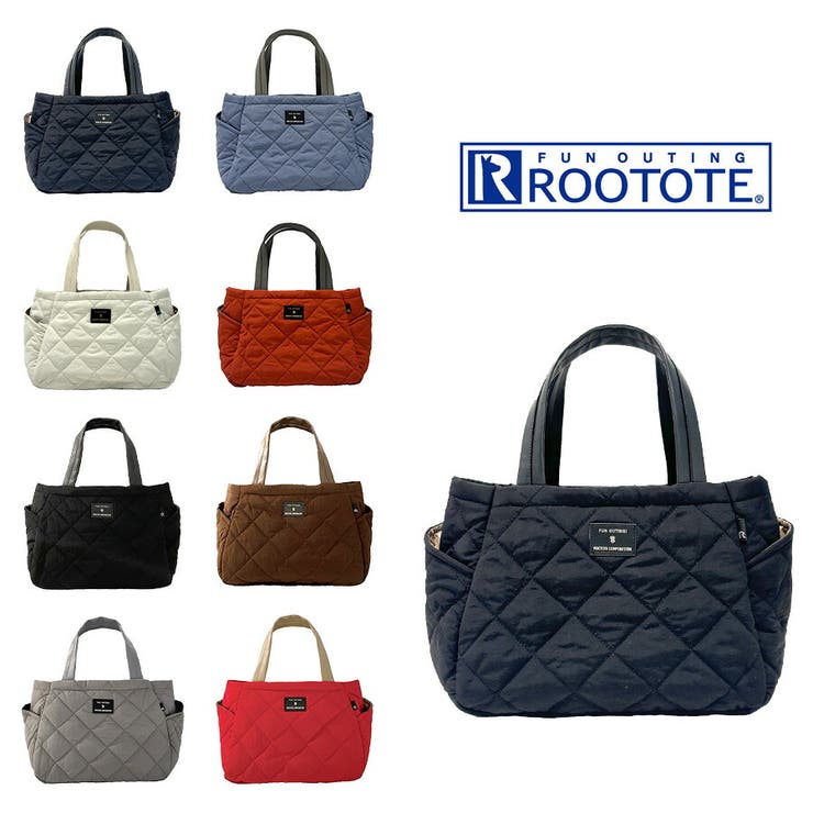 【10％OFFクーポン！11/27(木)1:59まで】Tasche Jack 【ROOTOTE】 1332 LT.デリ.パルーティ.Quilt- C トートバッグ 通勤 仕事 軽量 手持ち 仕切り付き 撥水 レディース おしゃれ かわいい プレゼント ブ