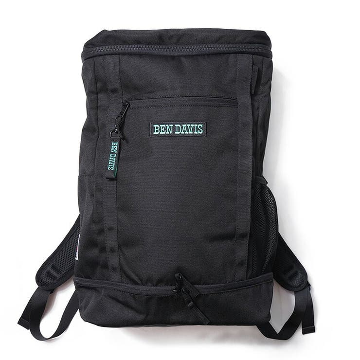 Tasche Jack 【BEN DAVIS】リュック 大容量 ベンデイビス BDW-8302 BOX DAYPACK 2 30L バックパック リュック スクールバッグ パソコン タブレット ポケット スマイリング ゴリラ 刺繍 撥水 バッグ・鞄