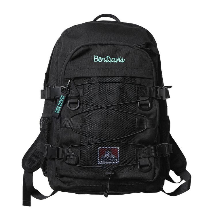 Tasche Jack 【BEN DAVIS】リュック 大容量 ベンデイビス BDW-8304 STREET DAYPACK 31L バックパック リュック スクールバッグ パソコン タブレット ポケット スマイリング ゴリラ 刺繍 撥水 バッグ・鞄