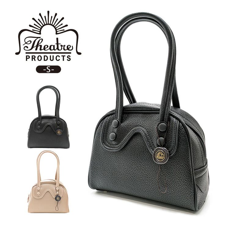 【10％OFFクーポン！11/27(木)1:59まで】Tasche Jack 【THEATRE PRODUCTS】CL231038 レザレットボストンバッグS かばん 手持ち ハンドバッグ カバン 鞄 バッグ シンプル シアタープロダクツ ブラック ベー