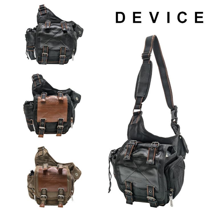 【10％OFFクーポン！11/27(木)1:59まで】Tasche Jack 【DEVICE】 ahb17068 Work ボディショルダーバッグ かばん バッグ ワンショルダー 斜め掛け ミリタリー かっこいい メンズ プレゼント ギフト ブラック バ