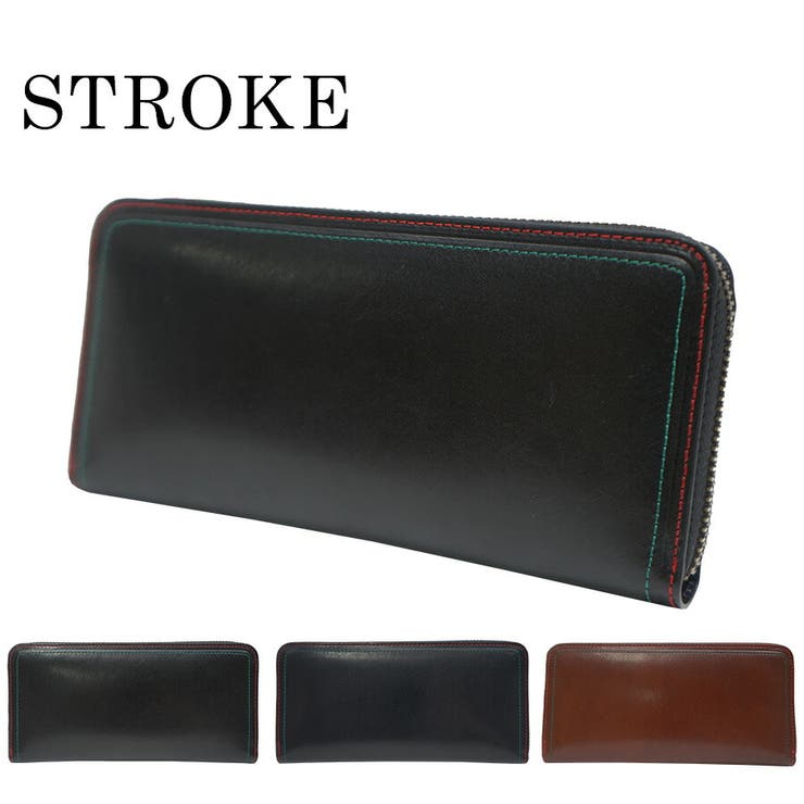 【10％OFFクーポン！11/27(木)1:59まで】Tasche Jack 【STOROKE】760-704 ラウンドファスナー長財布 長財布 財布 さいふ サイフ 便利 大容量 ストローク ブラック ネイビー チョコ メンズ かっこいい おしゃれ 使