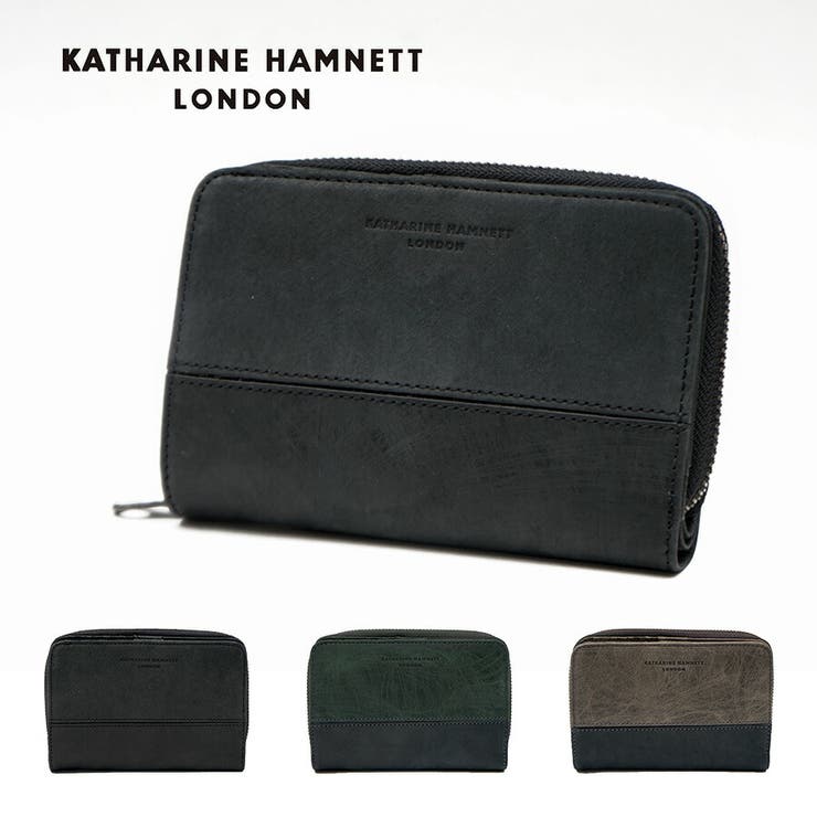 Tasche Jack 【KATHARINE HAMNETT】490-50601 二つ折り財布 SCRUBシリーズ ウォレット 財布 さいふ サ..
