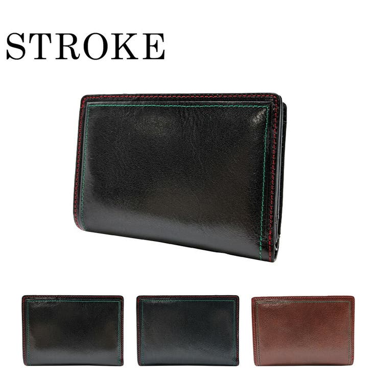 【10％OFFクーポン！11/27(木)1:59まで】Tasche Jack 【STROKE】760-703 ミドル折り財布 牛革 ストローク ブラック ネイビー チョコ 使いやすい 便利 財布 ウォレット サイフ さいふ 折り財布 メンズ 父の日 敬老