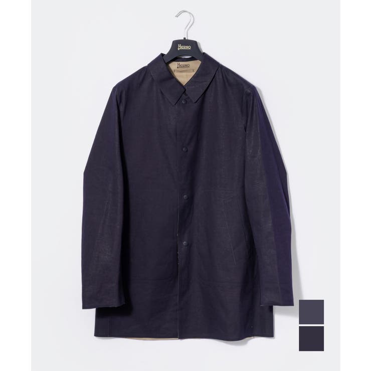 U-STREAM ヘルノ HERNO IM0200U 13170 IM0200U 13371P コート メンズ アウター スプリングコート ジャケット ビジネス ステンカラーコート カジュアル ストレッチ ミディアム丈 ギフト アウター(コート・ジャケッ