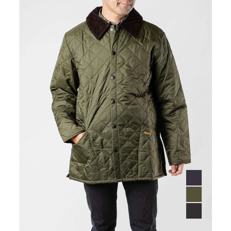 【10％OFFクーポン！1/16(金)1:59まで】U-STREAM バブアー Barbour MQU0001 ジャケット Liddesdale Quilted メンズ アウター リッズデイル キルティング 中綿 ステンカラー コート アウター(コート・