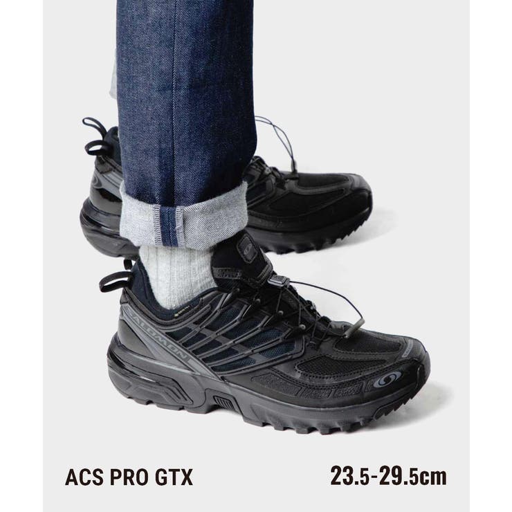 【10％OFFクーポン！11/27(木)1:59まで】U-STREAM サロモン SALOMON L47599400 スニーカー ACS PRO GTX メンズ レディース シューズ エーシーエスプロジーティーエックス ゴアテックス シューズ・靴