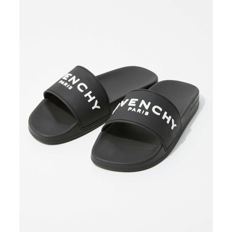 �ڥݥ����2�ܡ������ݥ�3/11(��) 1:59�ޤǡ�U-STREAM ���Х󥷥� GIVENCHY SLIDE SANDALS �֥��ɥ��� �ե�å� ������� ��С� BH301TH1H4 ����������� ��� ���塼�� ���塼������
