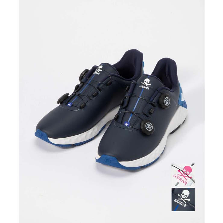 U-STREAM ジーフォア G/FORE G4MS22EF32 シューズ G/DRIVE メンズ ゴルフ雑貨 ゴルフ スパイクレス ケーブルレース 防水 ダイヤル式 USモデル 快適性 ジーフォー G FORE サポート スノー トワイライト 26.5