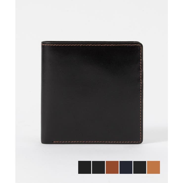 U-STREAM ホワイトハウスコックス Whitehouse Cox ES2376 二つ折り財布 HIPSTER CARD WALLET メンズ 財布 ミニ財布 小銭入れ シンプル サドルレザー 本革 コインケース プレゼント コンパクト財布 無地 W